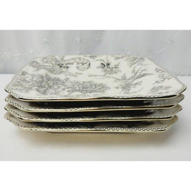 222 Fifth Adelaide 16-Piece Porcelain Floral Dinnerware Set